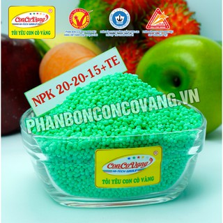 Phân bón NPK Hi-Tech: RubyFerti NPK 20-20-15+TE (1kg)