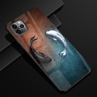 Ốp iphone 11, 11 pro max lưng kính cường lực cao cấp
