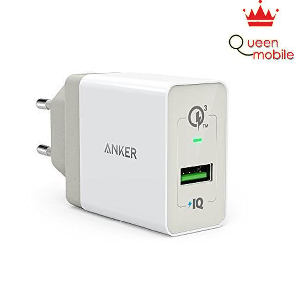 Sạc Anker 1 Cổng 18w, Quick Charge 3.0 (có PowerIQ) - [PowerPort+ 1] - A2013