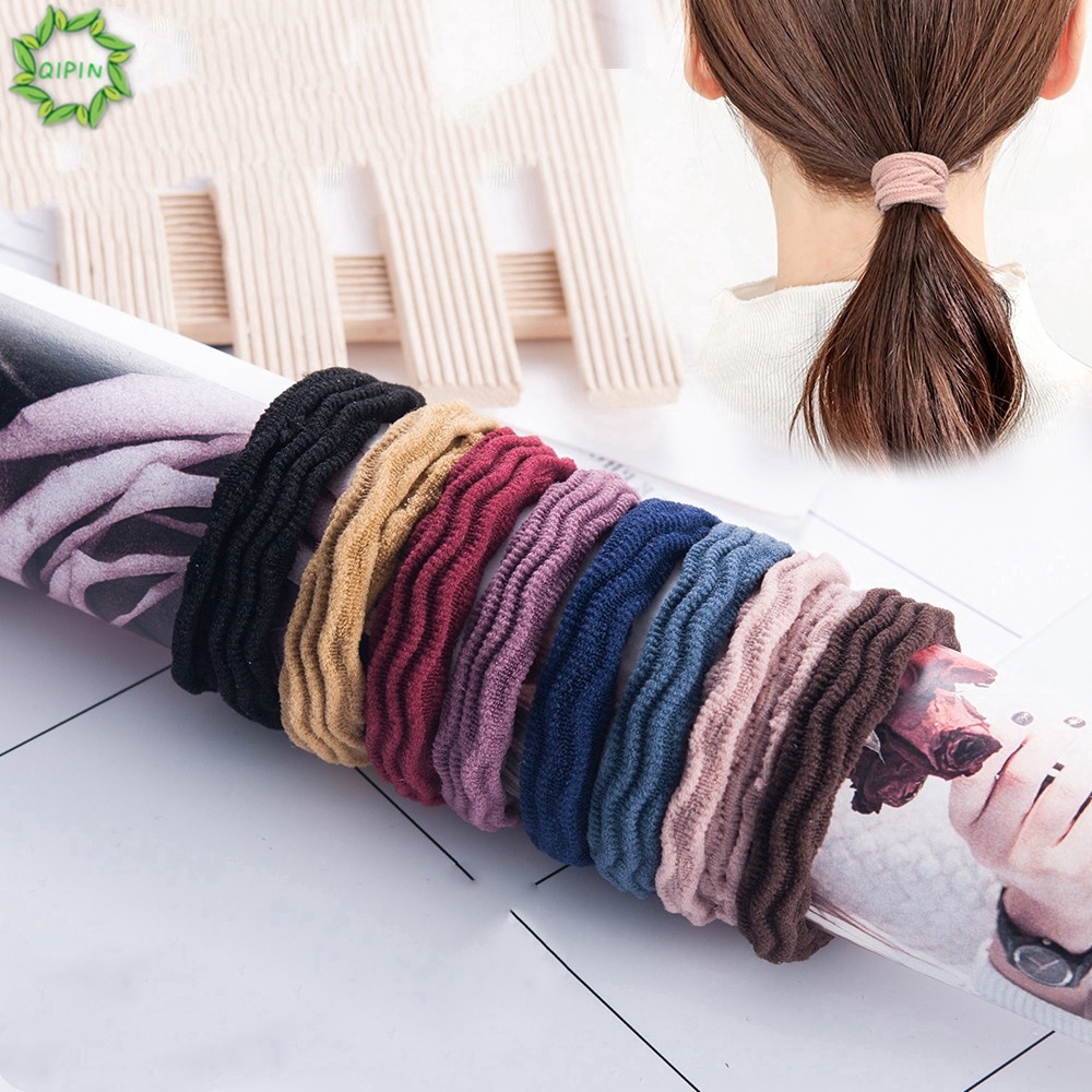 Bộ 5 dây thun buộc tóc 5.5cm màu sắc ngẫu nhiên