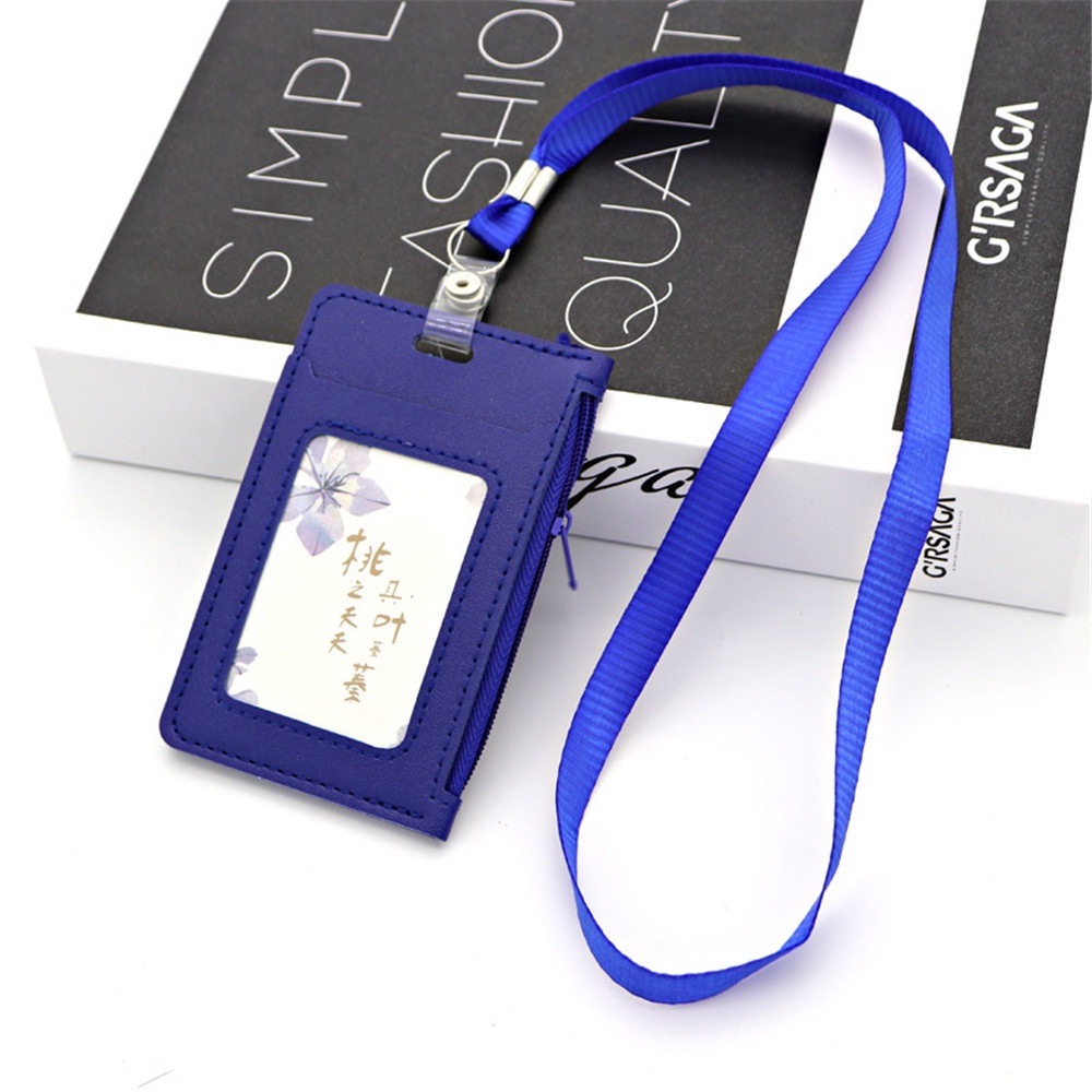 Ví Da PU mini Có Dây Kéo Đựng Thẻ Id / Xe Buýt / Thẻ Tín Dụng Dành Cho Học Sinh Nam Nữ