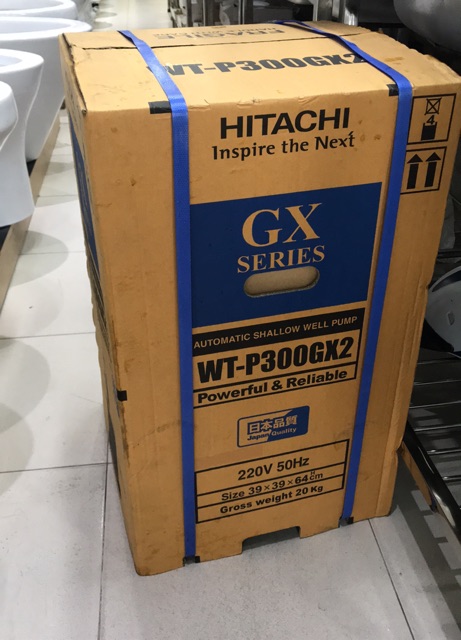 Máy bơm nước tăng áp Hitachi WT-P300GX2-SPV, bảo hành 3 năm