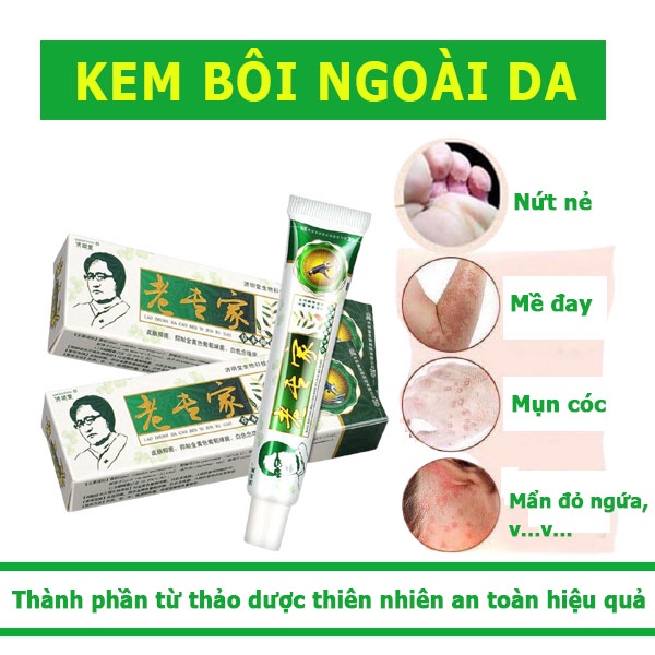 Kem Bôi Giảm Nứt Nẻ, Khô Da, Ngứa Tay Chân Ngoài Da Hiệu Quả