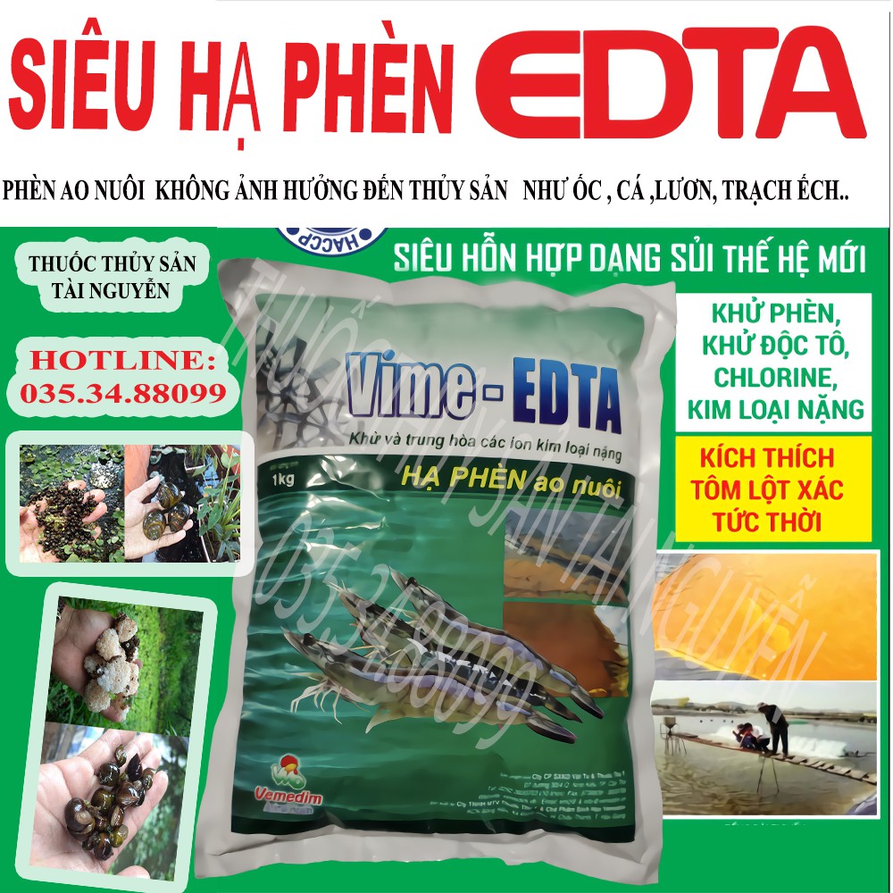 EDTA HẠ PHÈN AO NUÔI THỦY SẢN EDTA CHUYÊN HẠ PHÈN AO NUÔI ỐC CÁ LƯƠN ẾCH TRẠCH,BABA