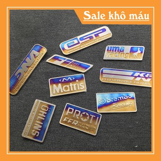 [SALE SỐC] Tem logo titan , titanium 100% (BAO GIÁ)