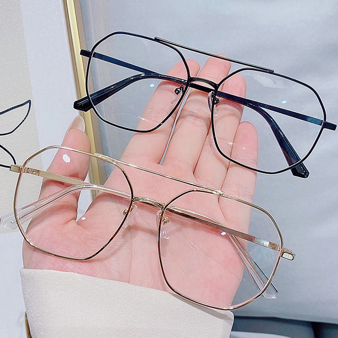 Kính Cận Gọng Kim Loại Chống Ánh Sáng Xanh Cho Nam/Nữ