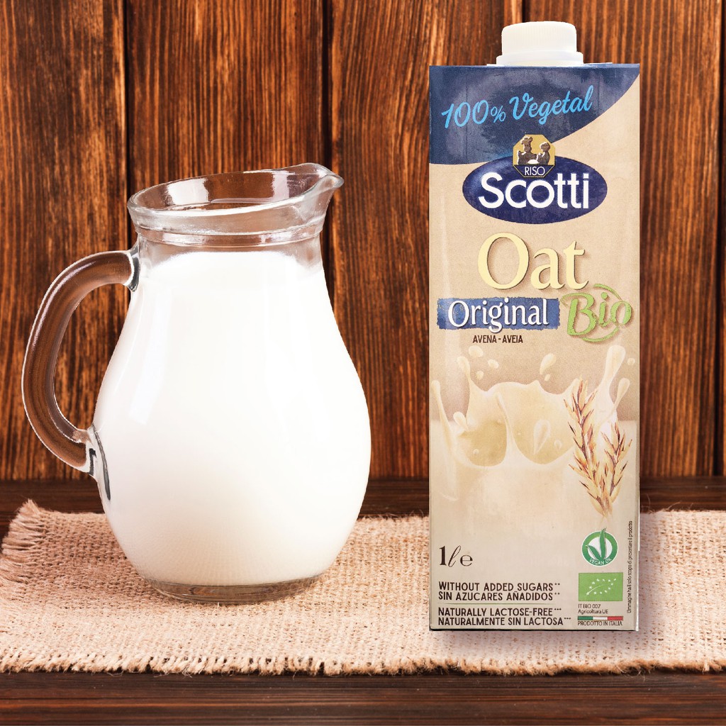 Sữa Yến Mạch Tự Nhiên Hữu Cơ Riso Scotti - Bio Original Oat Drink - 1L