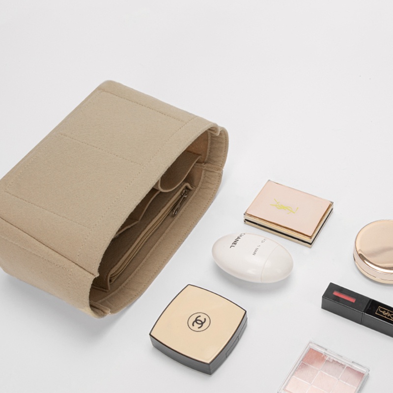 Túi chèn cho túi xách LV EVERTONER Marshmallow Hobo vải nỉ có khóa kéo sức chứa lớn đựng mỹ phẩm tiện lợi