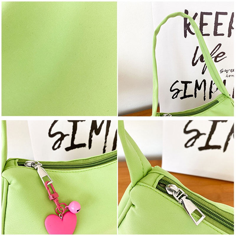 Túi xách YADOU bằng nylon màu sắc đơn giản thời trang cho nữ