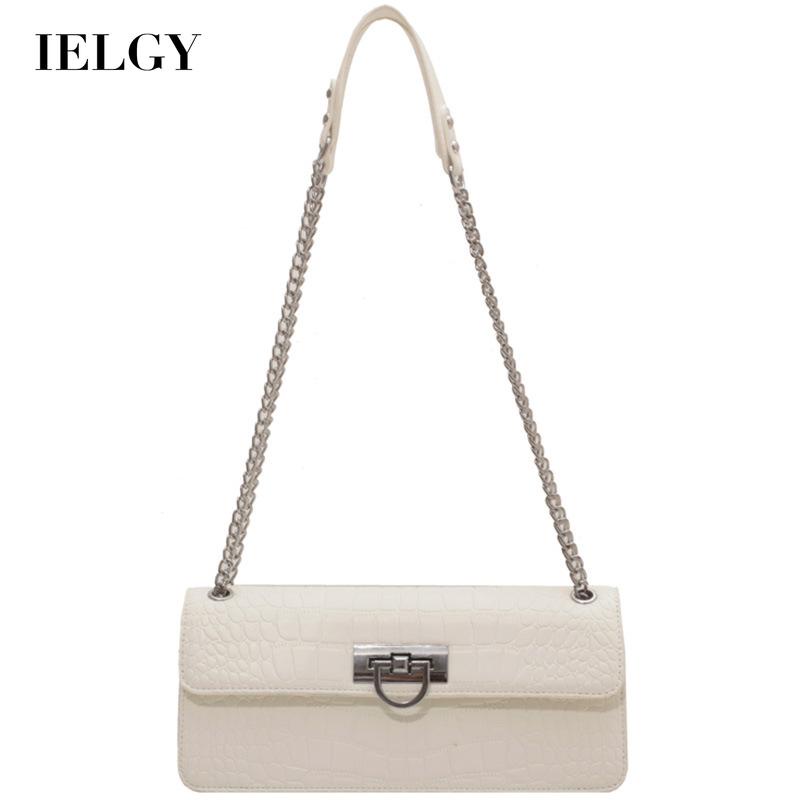 Túi Đeo Chéo Dáng Vuông Nhỏ Vân Da Cá Sấu Thời Trang Cao Cấp Cho Nữ