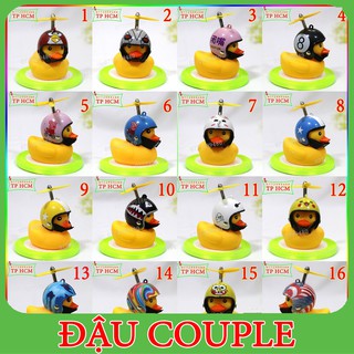[ẢNH THẬT+VIDEO] Vịt gắn xe máy, xe đạp có mũ bảo hiểm và chong chóng [ĐƯỢC CHỌN MẪU][ĐẬU COUPLE]