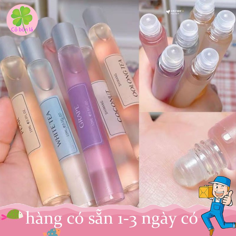Nước hoa dạng lăn ShiMang 7 mùi hương tùy chọn 15ml