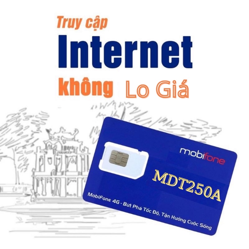 { MDT250A } Sim 4g mobifone 4gb/Tháng sử dụng 12T không cần nạp tiền.DTHN Sim dùng miễn phí cả năm.