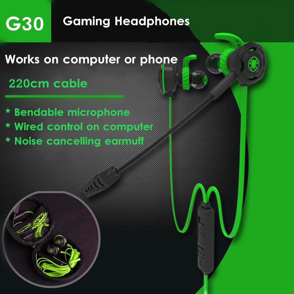 Tai Nghe Chơi Game Plextone G30 Chống Ồn Có Mic