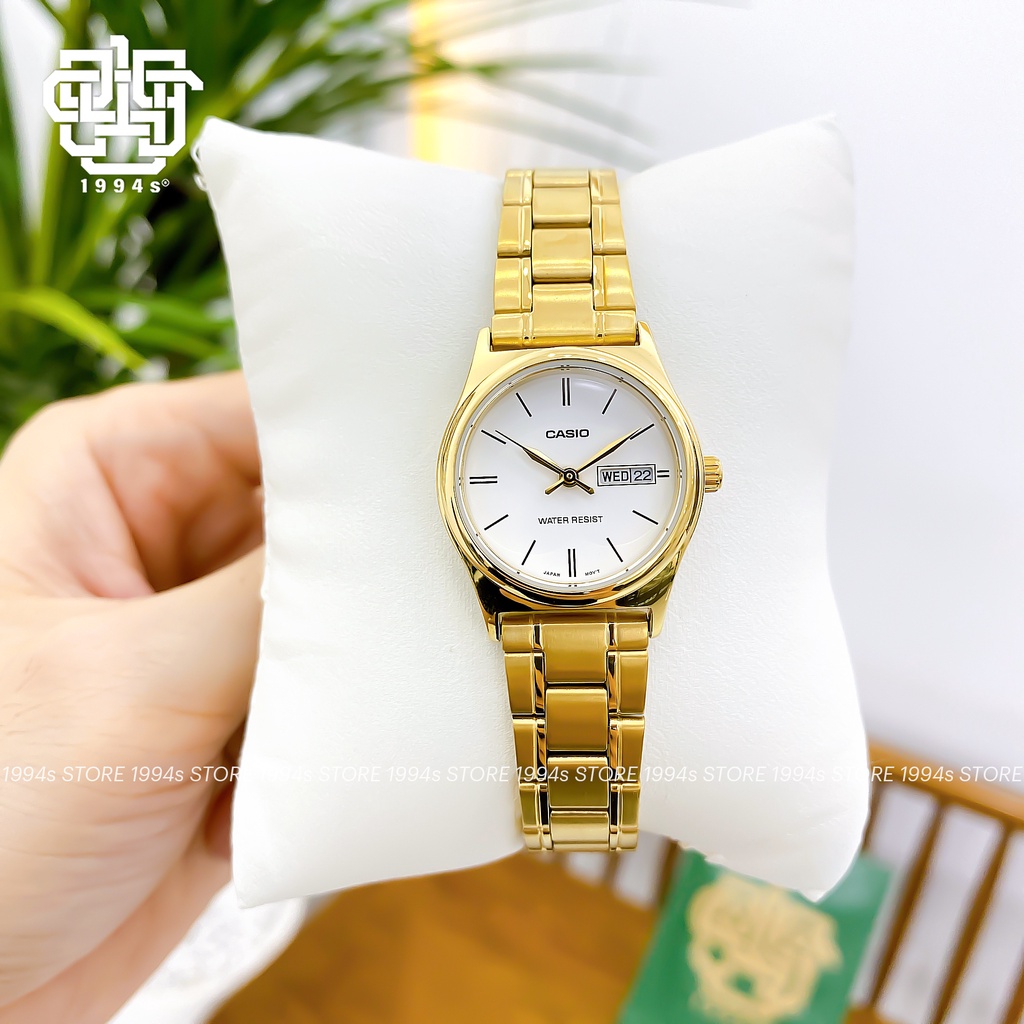 Đồng hồ nữ Casio LTP-V006G-7B dây thép không gỉ, chống nước, hàng chính hãng