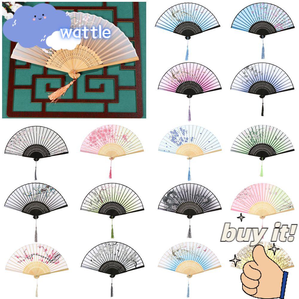 Quạt Xếp Cầm Tay Bằng Tre Cổ Điển Trang Trí Nội Thất