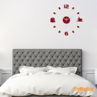 Bay❀Đồng Hồ Dán Tường 3d Tự Dính diy