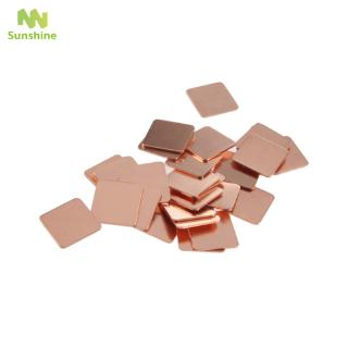 Set 30 Miếng Đồng Tản Nhiệt 15mm X 15mm Cho Laptop Gpu Cpu Vga