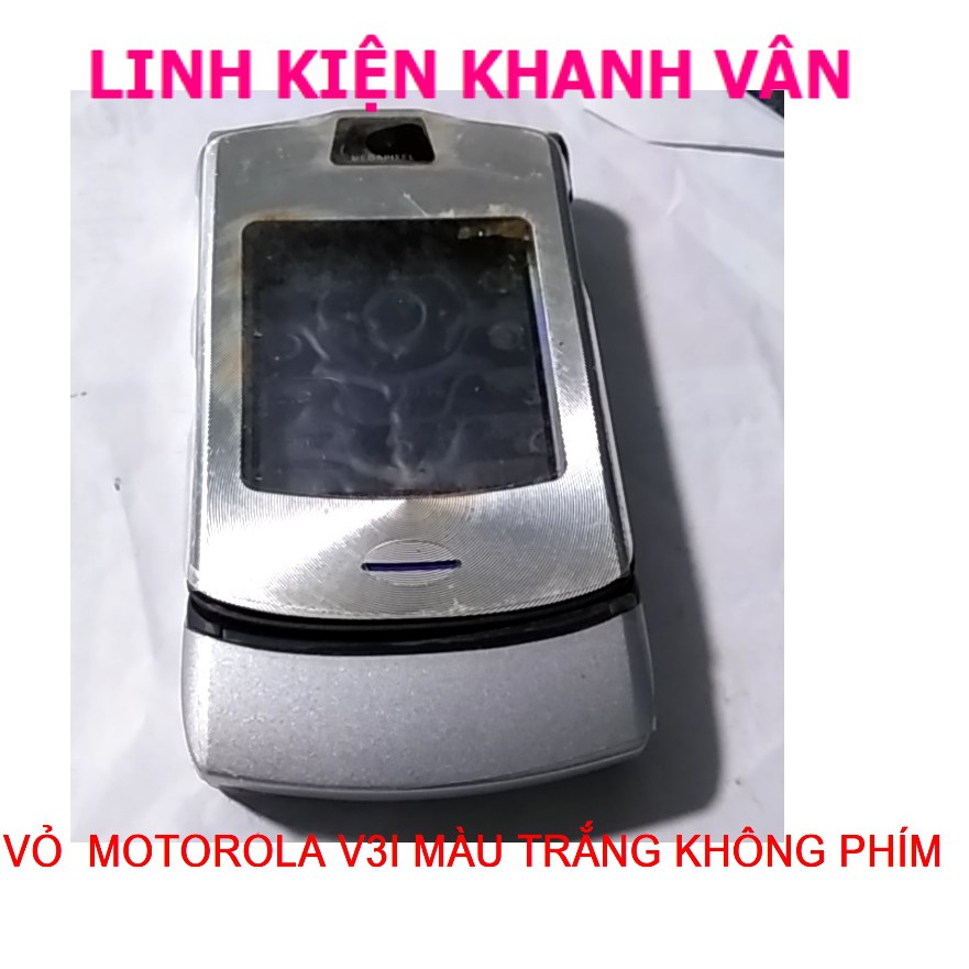 VỎ MOTOROLA V3I MÀU TRẮNG KHÔNG PHÍM