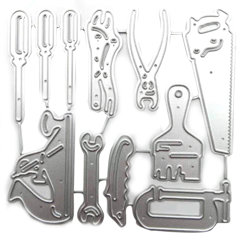 Khuôn Mẫu Cắt Thẻ Trang Trí Album Bằng Kim Loại DIY