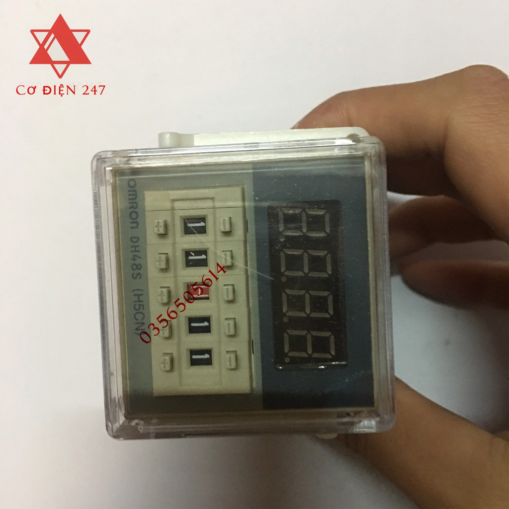 Bộ đếm Omron DH48S-1Z DH48S-2Z, DH48S-S (Kèm đế) Relay thời gian,Công tắc hẹn giờ