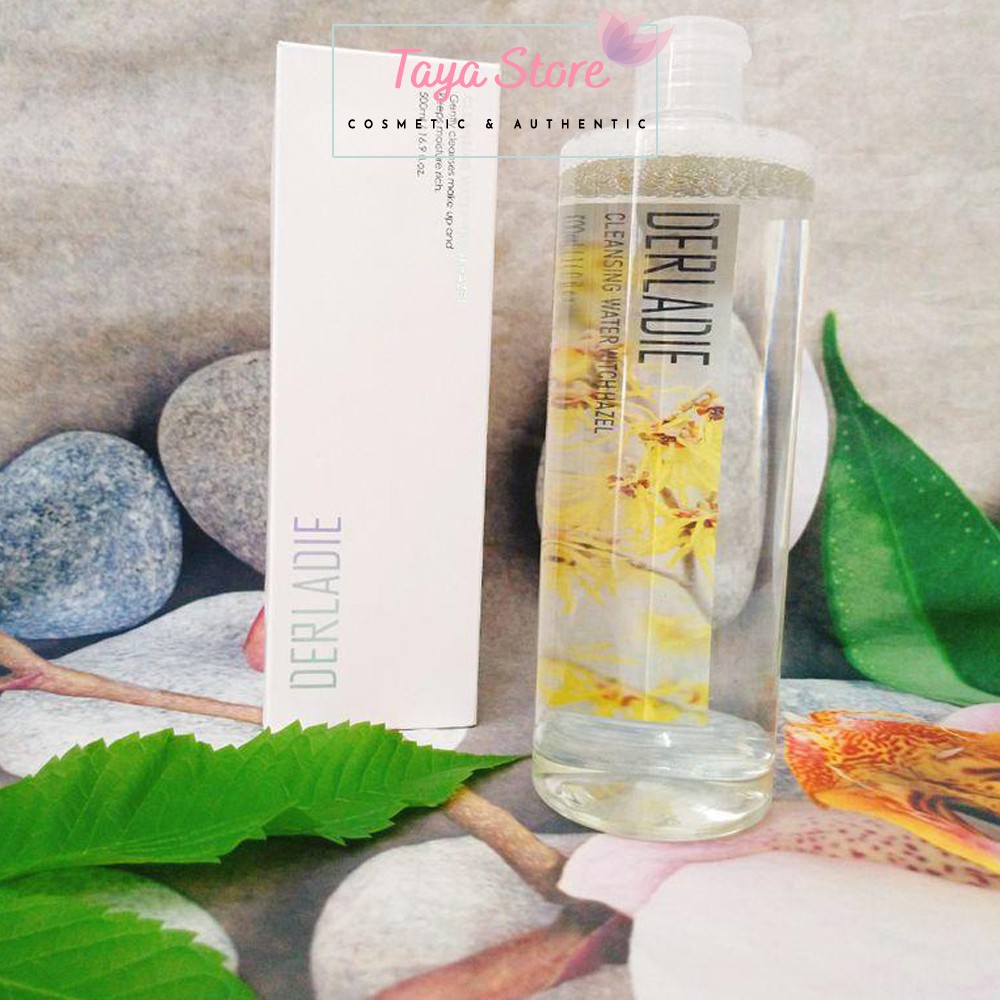 Nước tẩy trang Derladie Cleansing Water Witch Hazel Hàn Quốc 500ml