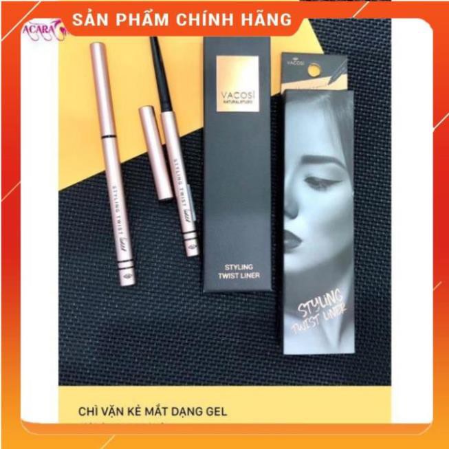 [ Có Sẵn] Chì Kẻ Mắt Vacosi Styling Auto Gel Liner _mỹ phẩm chính hãng _anhthucosmetic