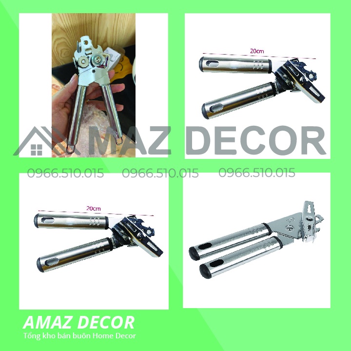 GIÁ SỈ TẠI XƯỞNG Dụng cụ mở nắp hộp sữa đặc ông thọ, mở lon đa năng inox loại đẹp