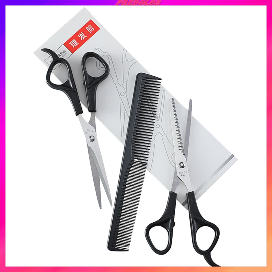 Bộ 2 Kéo Cắt Tóc Kèm Lược Chuyên Dụng Cho Salon Làm Đẹp