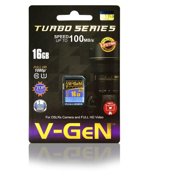 Camera Sdhc V-Gen 16gb Class 10 Turbo 85mb / S (Sdcard) | BigBuy360 - bigbuy360.vn