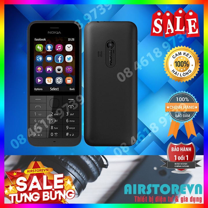 ĐIỆN THOẠI NOKIA 220 HAI SIM HAI SÓNG ZIN TỒN KHO- BẢO HÀNH 1 ĐỔI 1