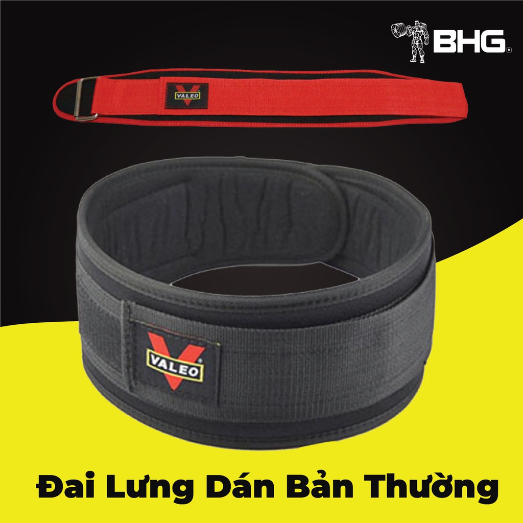 Đai Lưng Mềm Tập GYM Valeo Bản Bé Lifting Belt