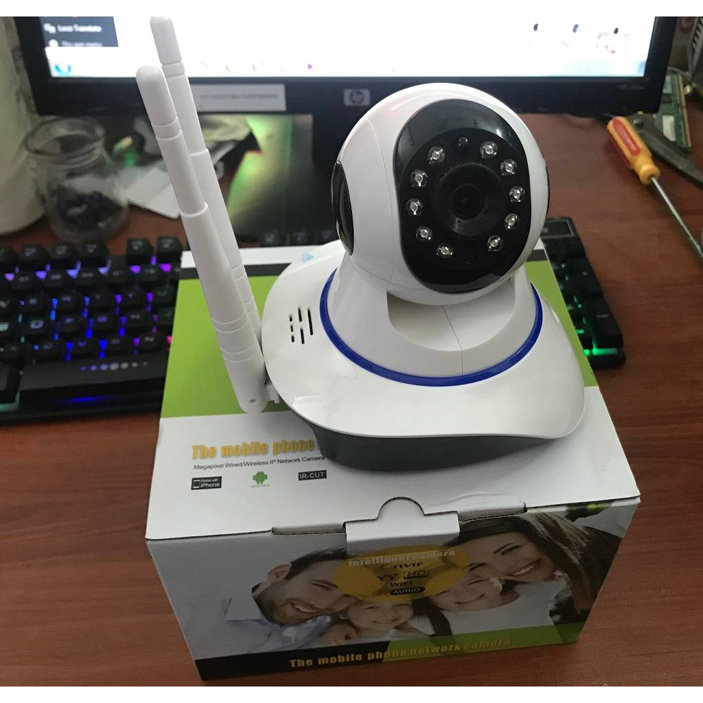 Camera IP Wifi ONVIF Độ Phân Giải FULL HD 1080 Có Chức Năng IR-cut Và WPS - Bảo Hành 2 Năm