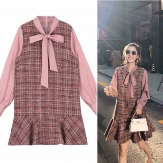 Váy dạ pha sơ mi