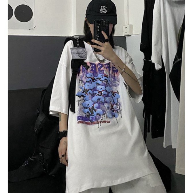 ÁO THUN, ÁO PHÔNG TAY LỠ UNISEX FORM RỘNG OVERSIZE ANIME M609 KL SHOP TD SHOP