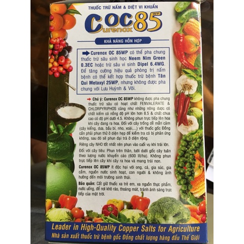 ( HOT ) Thuốc trừ nấm bệnh COC 85 cho cây-đặc trị đen thân hoa hồng, sương tren cây cảnh