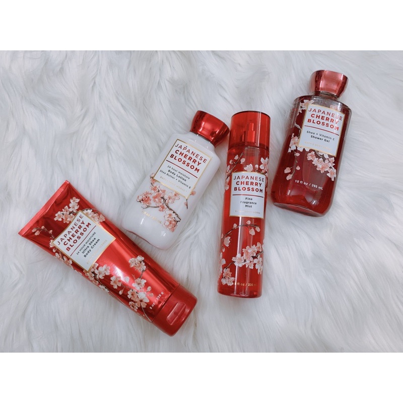 NEW 2020 Sản Phẩm Tắm Lotion Xịt Thơm Toàn Thân Bath &amp; Body Works - Japanese Cherry Blossom