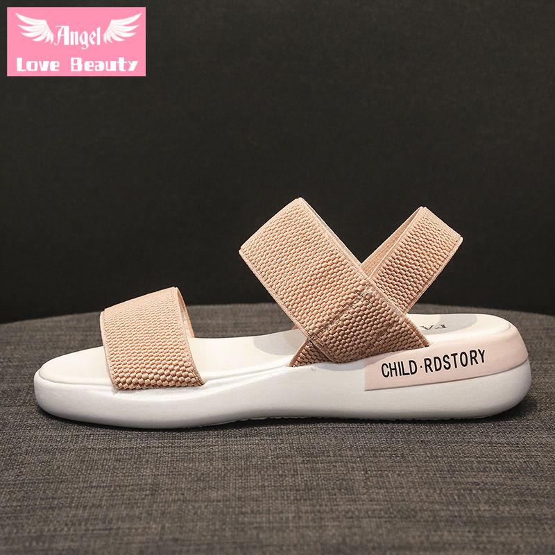Giày Sandal Thể Thao Đế Bằng Chống Trượt Phong Cách Thời Trang Mới 2022