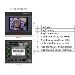 HMI tích hợp PLC YKHMI