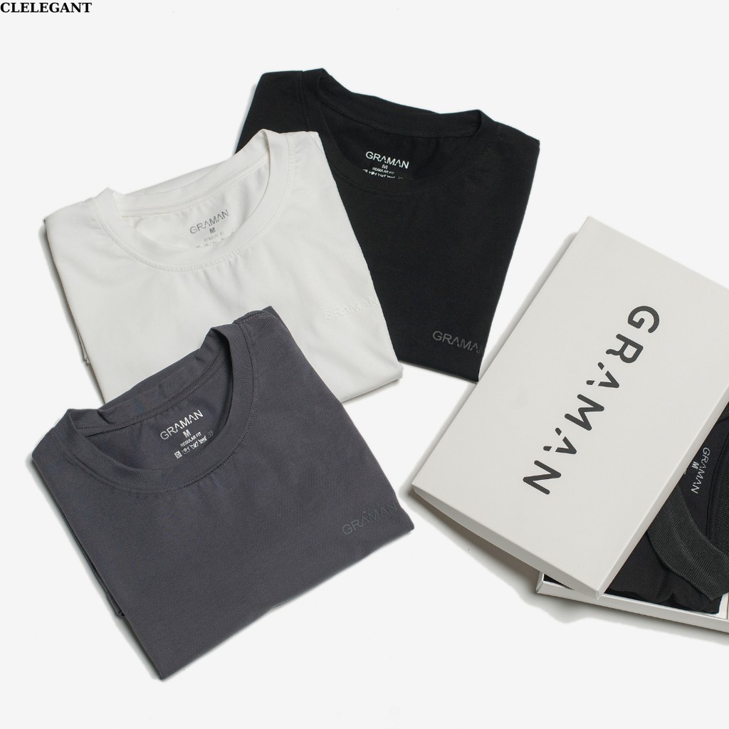 Áo thun nam cổ tròn CLELEGANT vải Cotton co giãn,dày dặn, form regular fit A1 | BigBuy360 - bigbuy360.vn