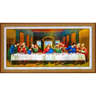 Tranh đính đá Bữa tiệc ly, 2 size VS100 / DF2313 (104*50cm) và VS101 (174*75cm), DF2853 (110*60cm) - tự đính