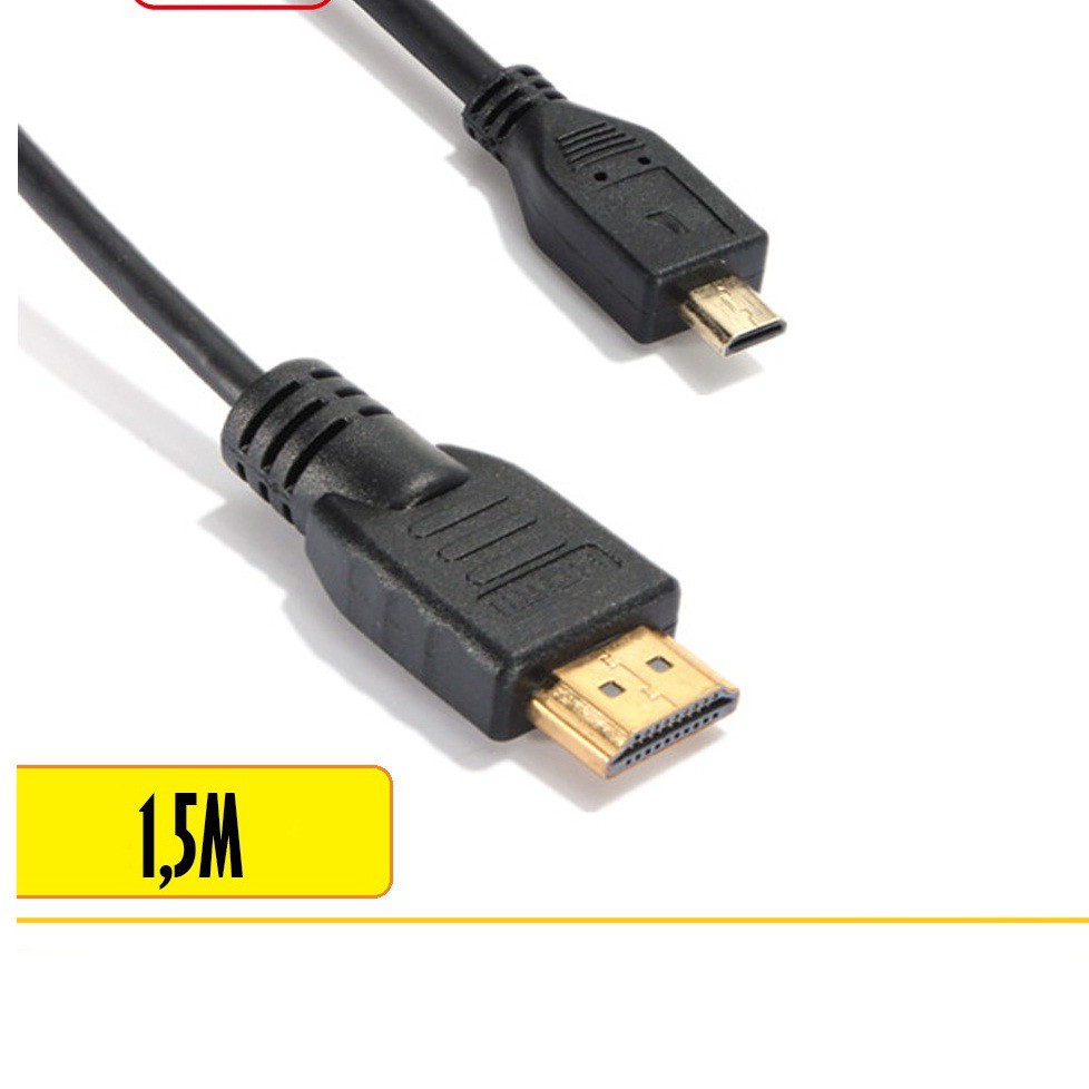 Dây micro HDMI to HDMI 1.5m - Dây micro