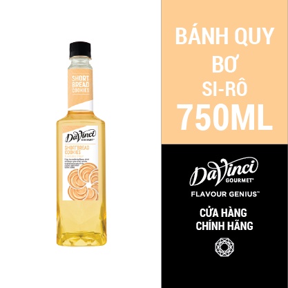 Siro hương Bánh Quy Bơ / Shortbread Cookies Syrup - DaVinci Gourmet