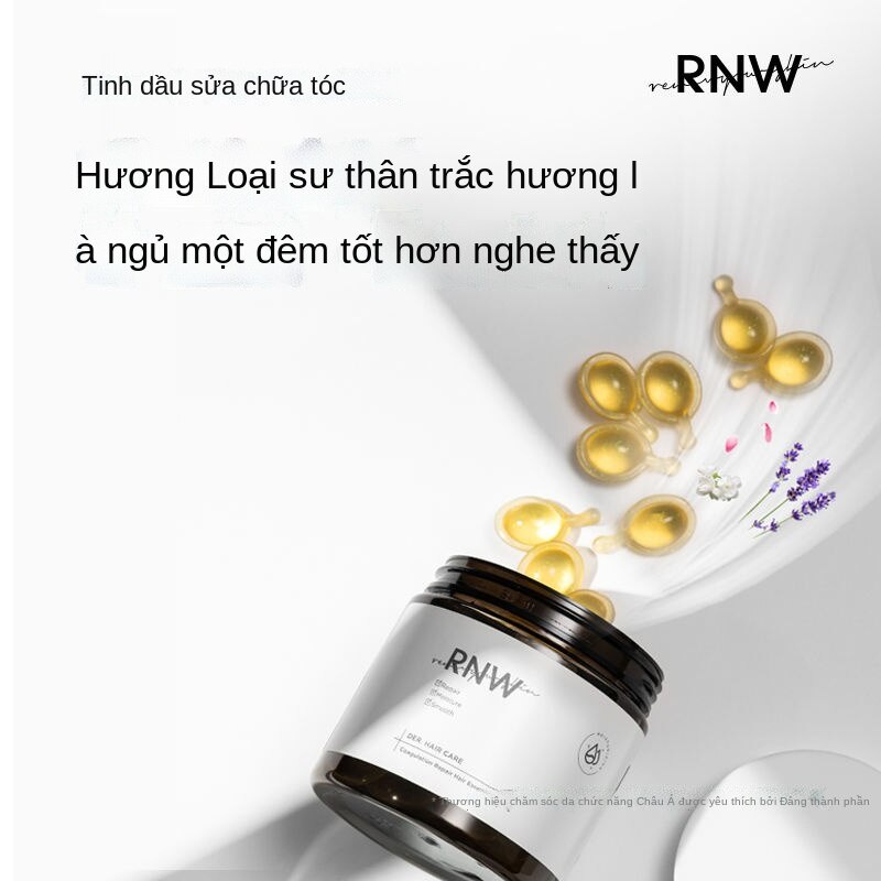 RNW Tinh Dầu Chăm Sóc Tóc Viên Nang Phục Hồi Tóc Khô Hư Tổn Tóc Chẻ Ngọn Tóc Xoăn Mềm Mại Dầu Phụ Nữ