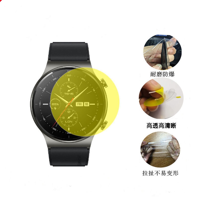 Miếng Dán Bảo Vệ Mặt Đồng Hồ Thông Minh Bằng Tpu Cho Garmin Watch Amazfit Huawei Galaxy 26mm-46mm