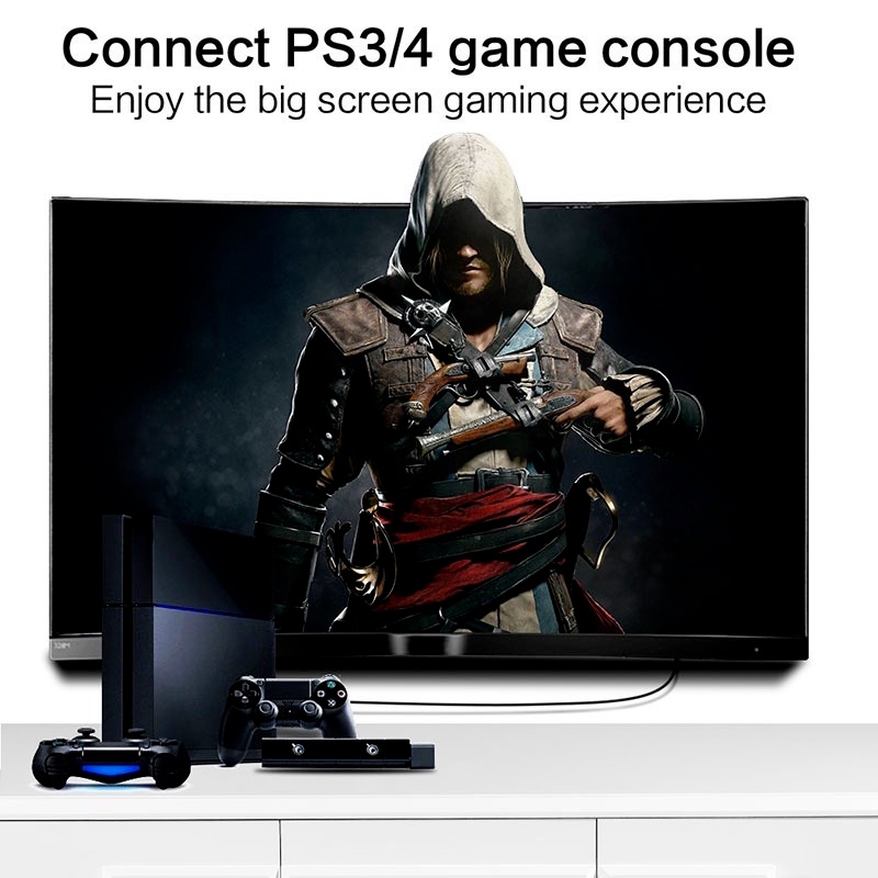 Dây Cáp Chuyển Đổi HDMI 4K 60Hz Tốc Độ Cao 18Gbps 4K / 720P / 1080P UHD TV Blue-ray Xbox PS4 PS3 PC