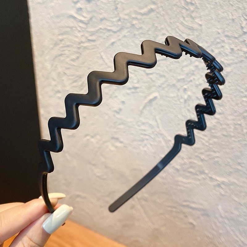 Băng đô màu đen chống trượt phong cách Hàn Quốc thời trang cho nữ