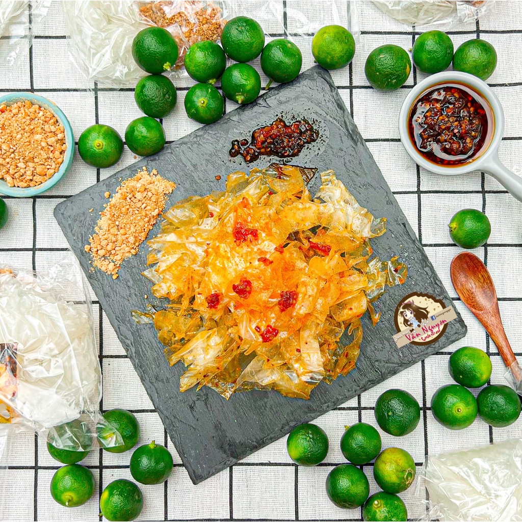 Bánh tráng phơi sương sa tế tắc siêu cay. Bánh Tráng Vân Nguyễn