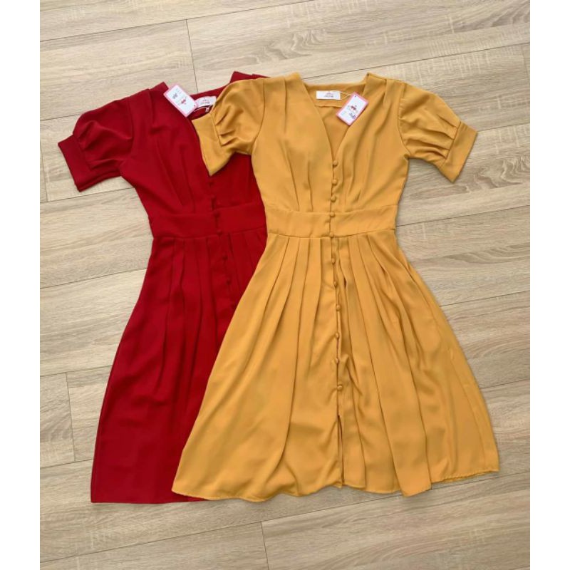 ĐẦM MIDI NÚT BỌC 2M