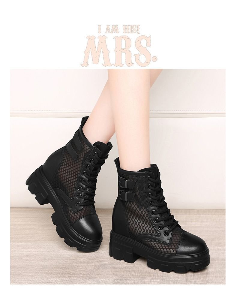 DR. MARTENS Giày Bốt Lưới Đế Dày Thoáng Khí Phong Cách Anh Quốc Thời Trang Mùa Thu Cho Nữ 2021spring